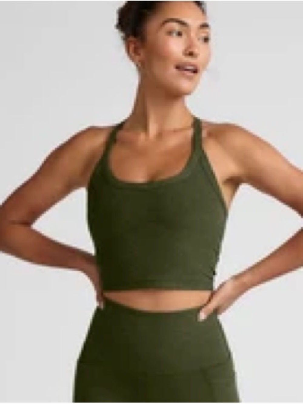 Beyond Yoga Space dye crop tank